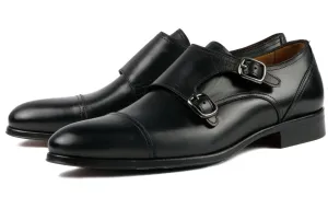Smart Pace Casual Shoes Bourne Monk Strap Black