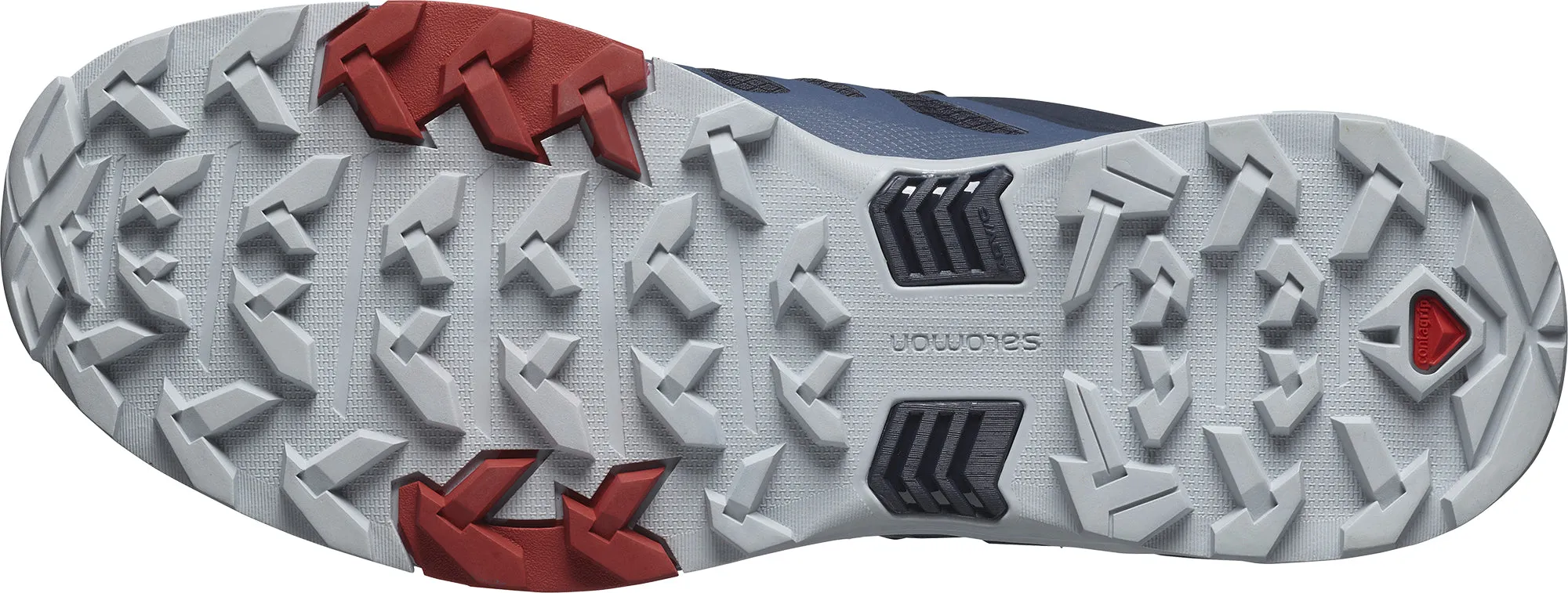 Salomon X Ultra 4 GORE-TEX Mens Walking Shoes - Blue Natural Terrain Heavy Load Support