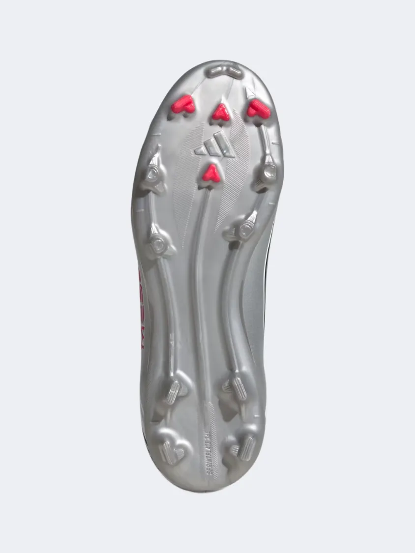 Adidas F50 Messi League Firm/Multi-Ground Cleats Kids Football Shoes White/Red/Silver gym workouts