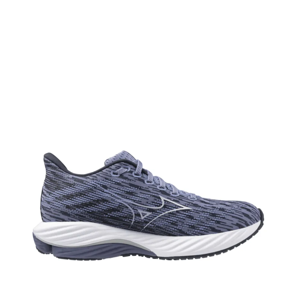 Hydrophobic running with a whistle Mizuno Wave Rider 28 Women's Running Shoes Purple Impression/White/India Ink AW24