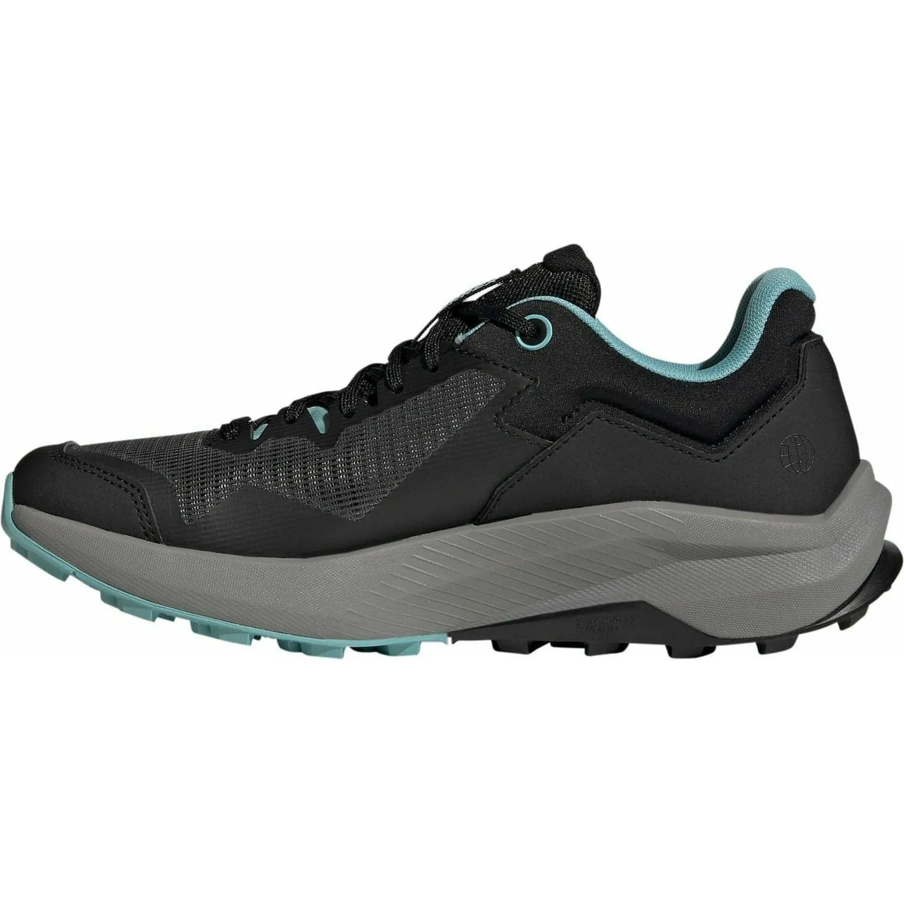 Anti Abrasion Urban Motion adidas Terrex TrailRider Womens Trail Running Shoes - Black