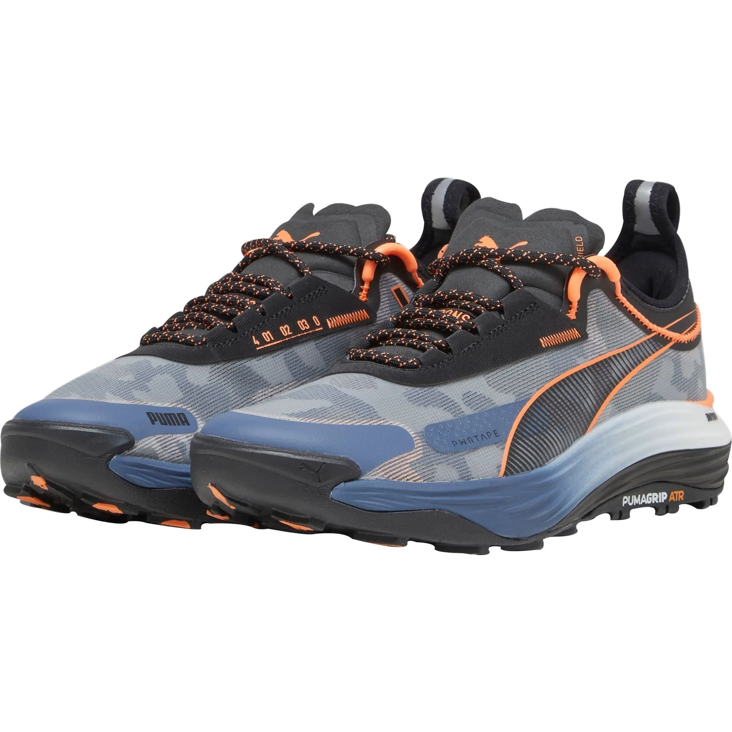 Puma Voyage Nitro 3 Mens Trail Running Shoes - Blue Stable Heel Form Fit