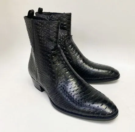 Mo-Python Boot Black Synthetic Upper