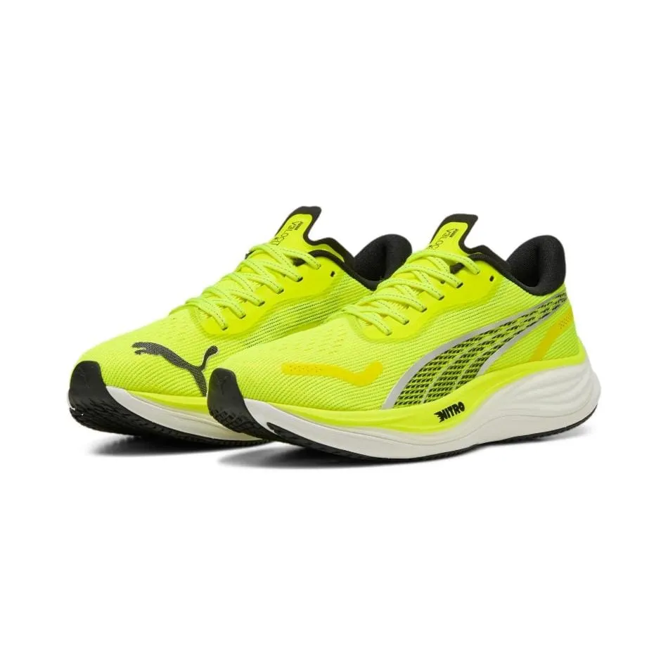 Minimalist Shoe Design weekend run Puma Men's Velocity NITRO 3 Running Shoes in Yellow Alert/PUMA Black SS25