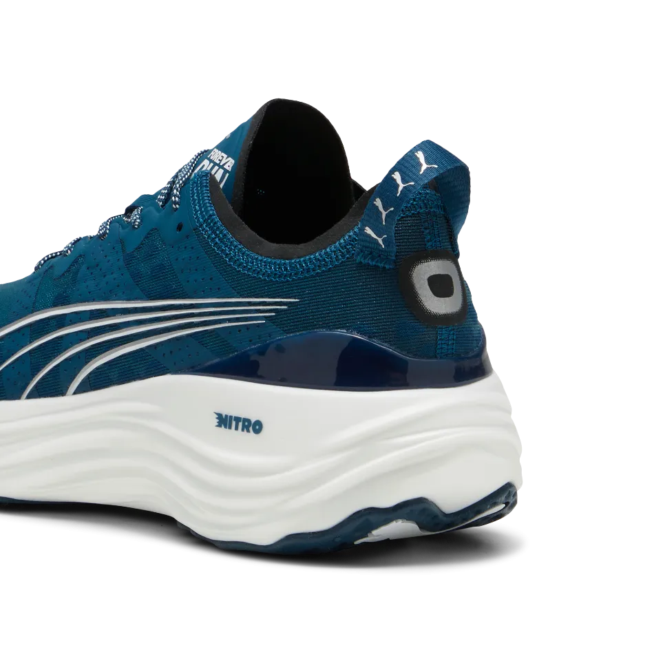 Puma Men's ForeverRun Nitro Running Shoes in Ocean Tropic-Puma White SS24 weekend - running essential shoes