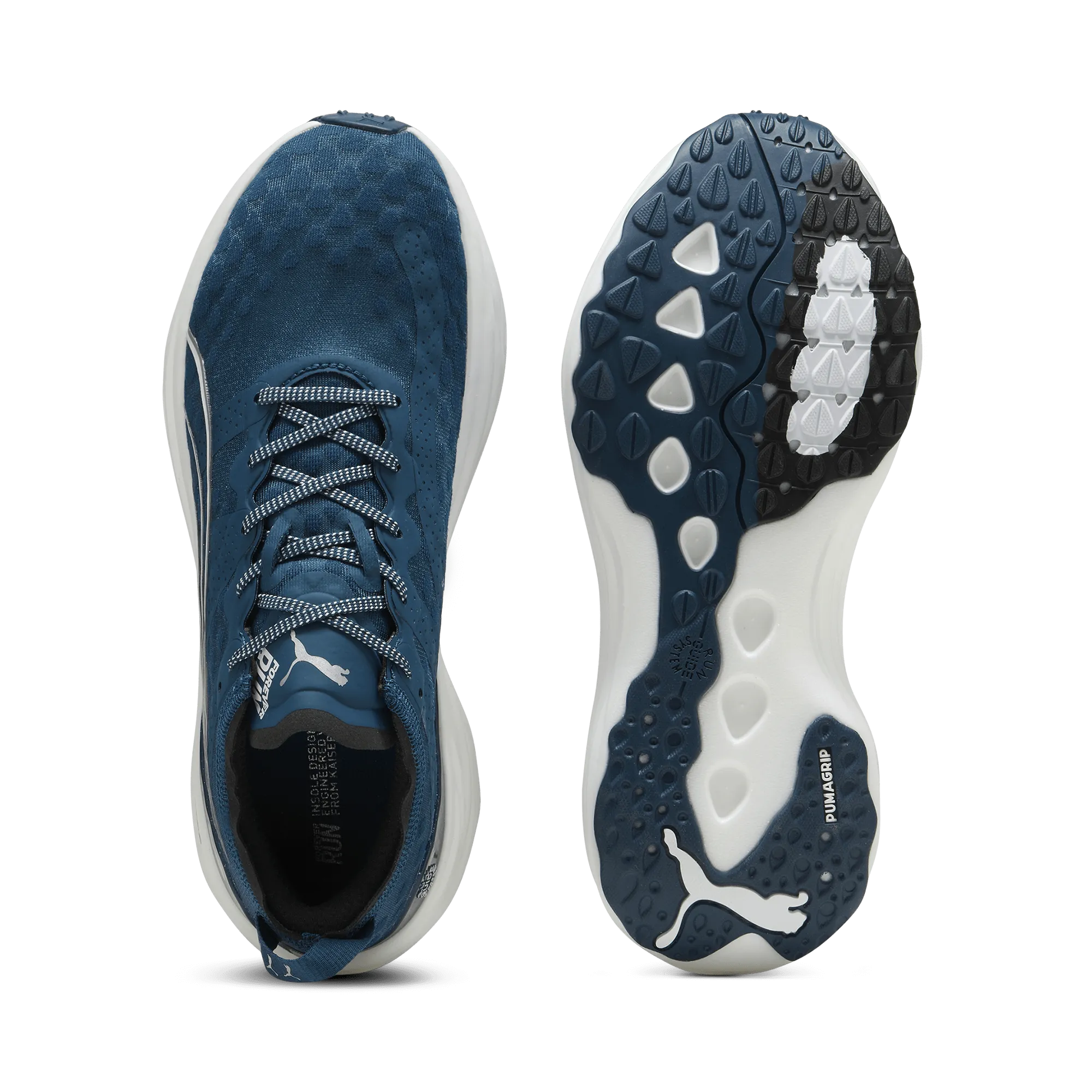 Puma Men's ForeverRun Nitro Running Shoes in Ocean Tropic-Puma White SS24 Running Vests