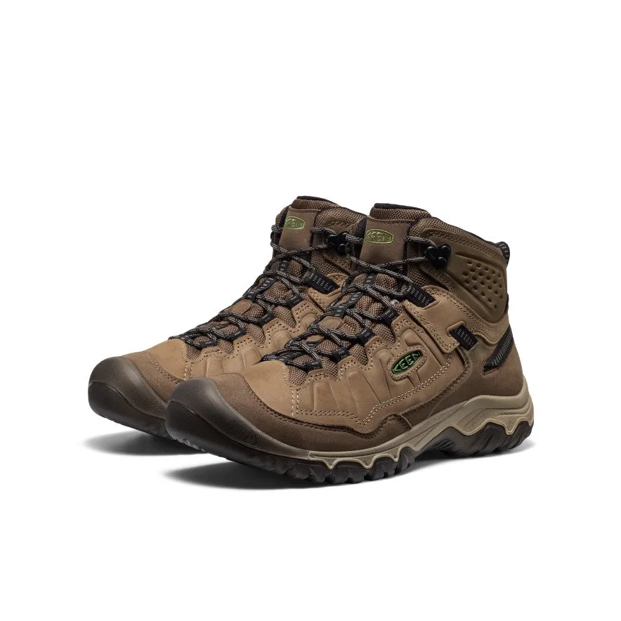 Men's Targhee IV Waterproof Hiking Boot  |  Brindle/Canteen Outsole channels disperse force on impact zones
