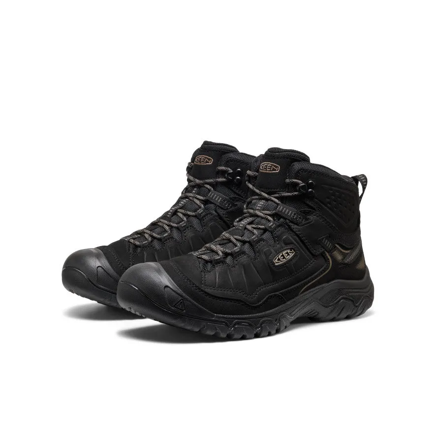 Ankle Ease Men's Targhee IV Waterproof Hiking Boot  |  Triple Black