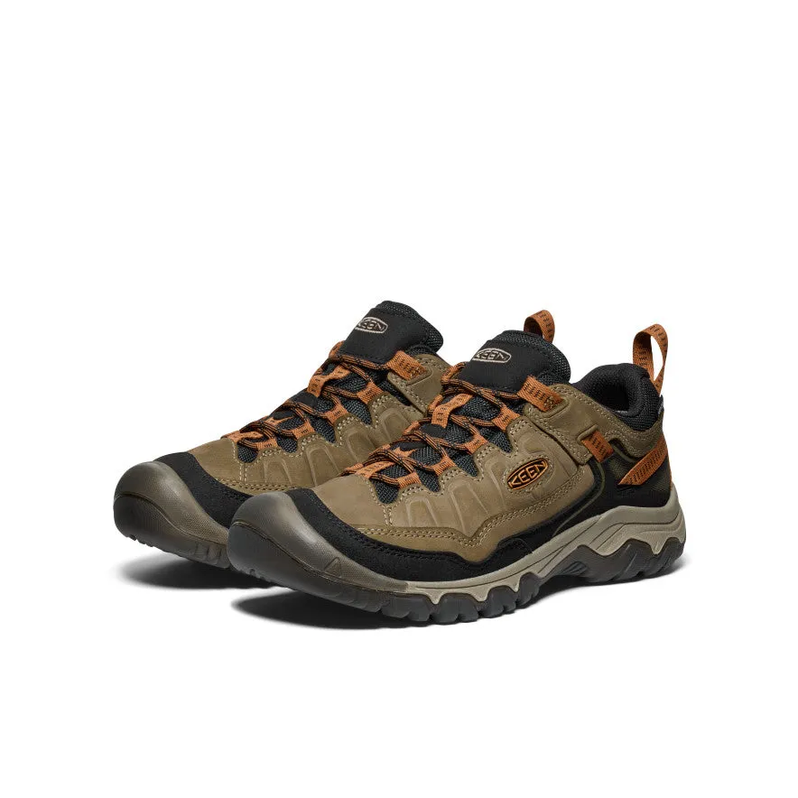 Free Moving Men's Targhee IV Waterproof Hiking Shoe  |  Sea Turtle/Roasted Pecan