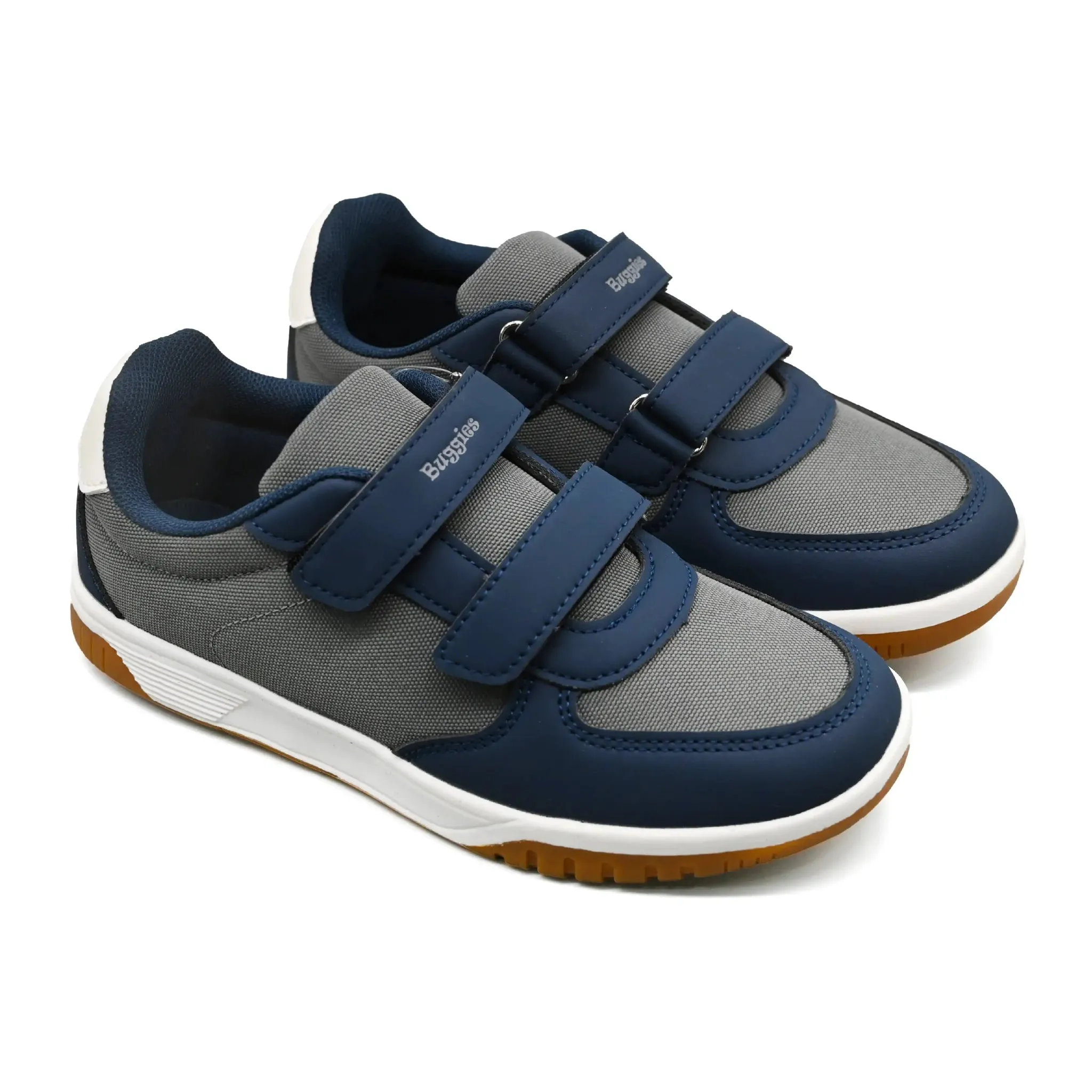 Anti Abrasion Wearable Style Buggies Ezra Kids Shoes - Navy Blue