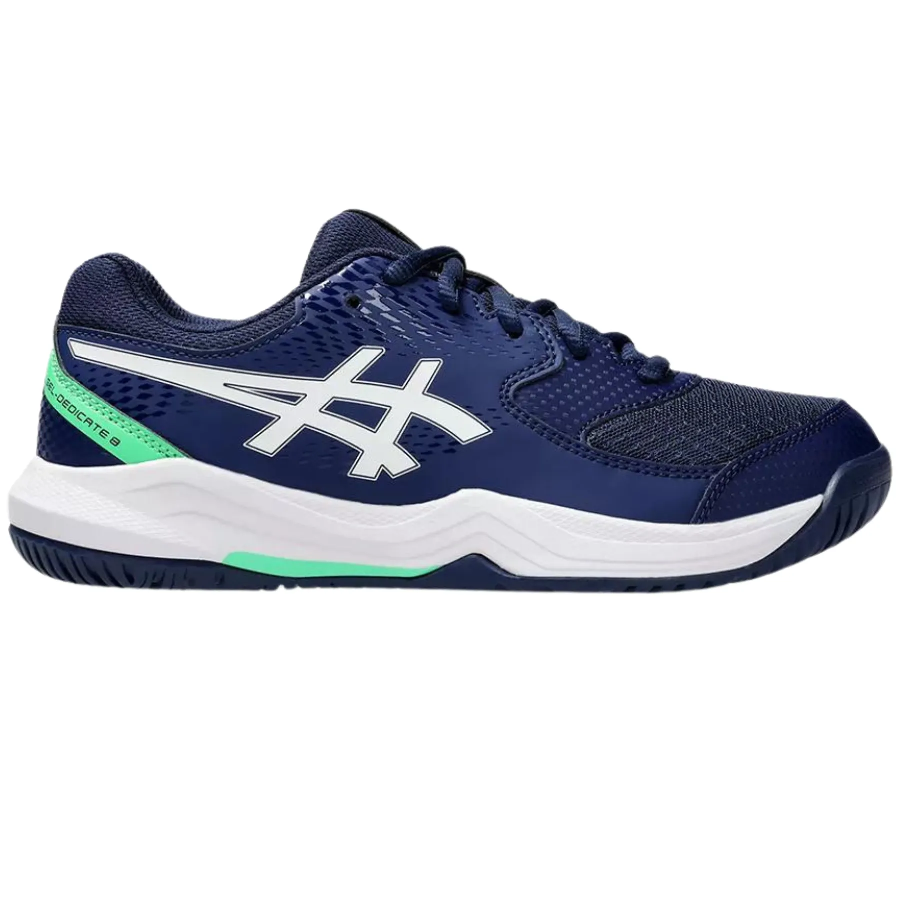 Asics Gel Dedicate 8 GS Tennis Shoes - Blue Expanse/White Supportive