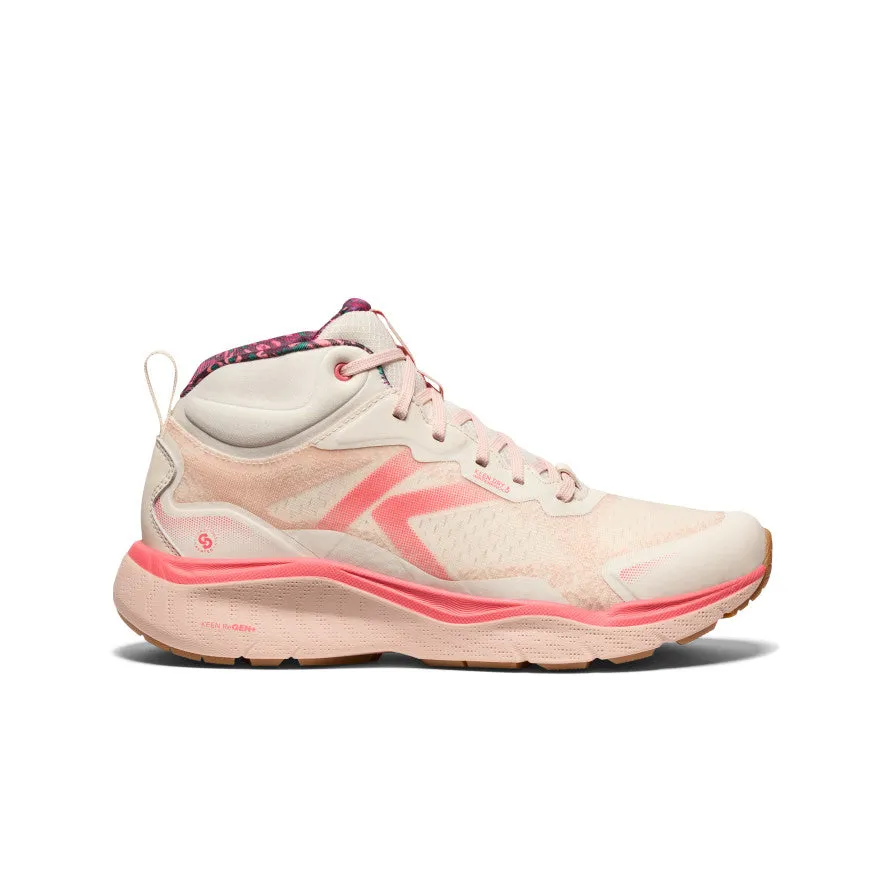 Balance Flow Sock Like Women's Leiki Waterproof Hiking Boot  |  Birch/Cameo Rose