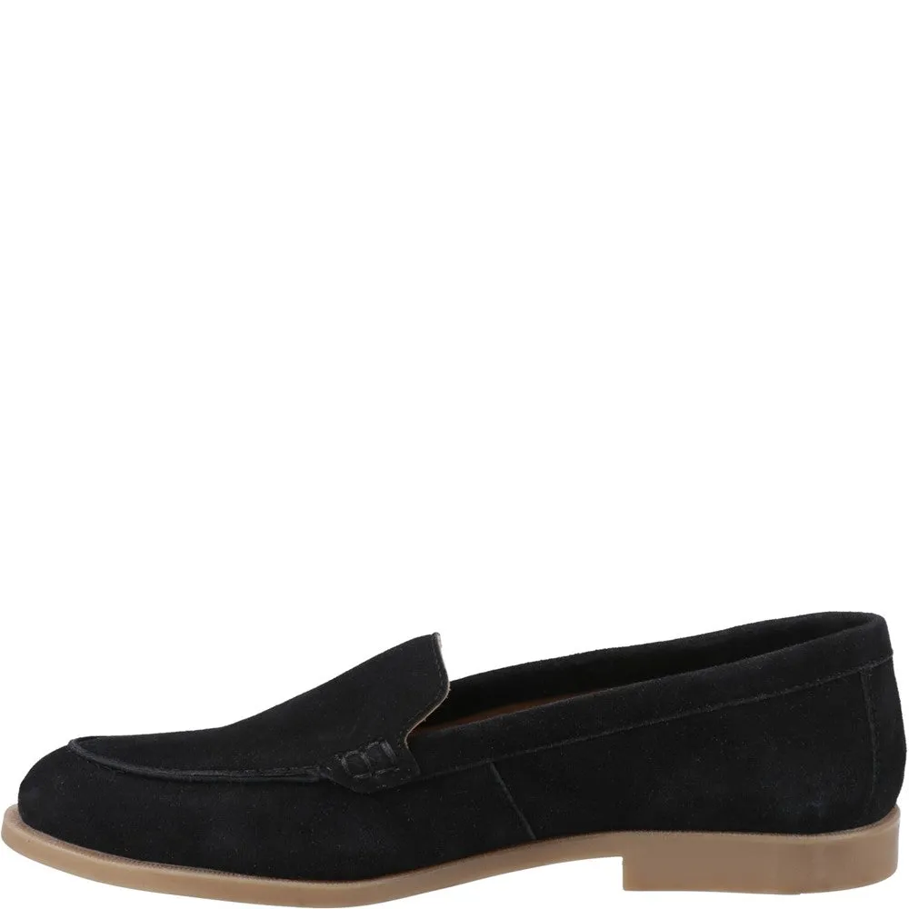Black Natasha Loafers Casual Style Slip-ons Clear Move