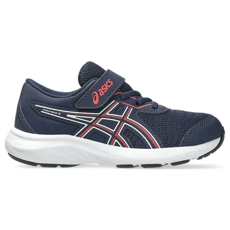 ASICS Contend 9 PS Kids Running Shoes stripe - pattern shoes