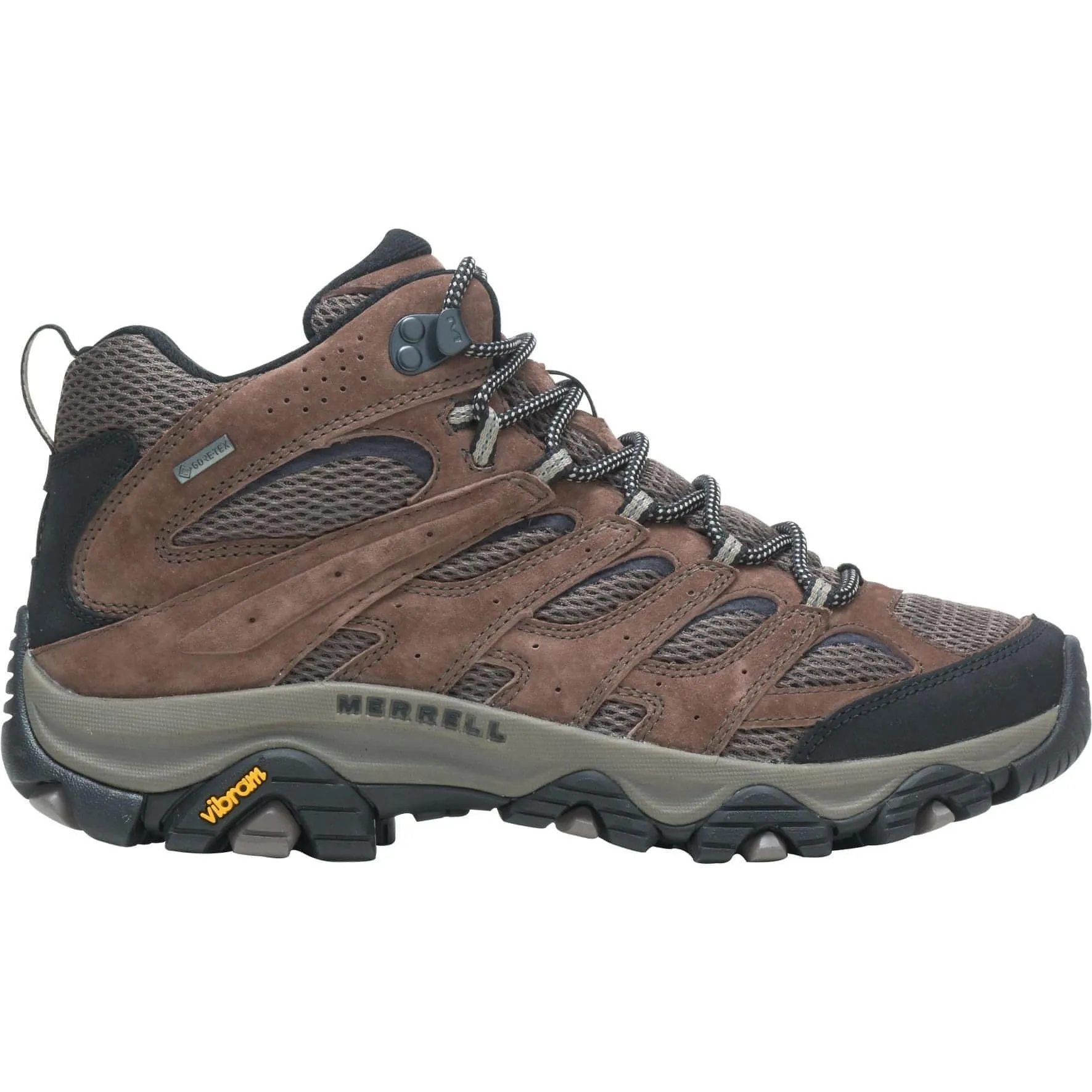 Merrell Moab 3 Mid GORE-TEX Mens Walking Boots - Brown All-Weather Footwear