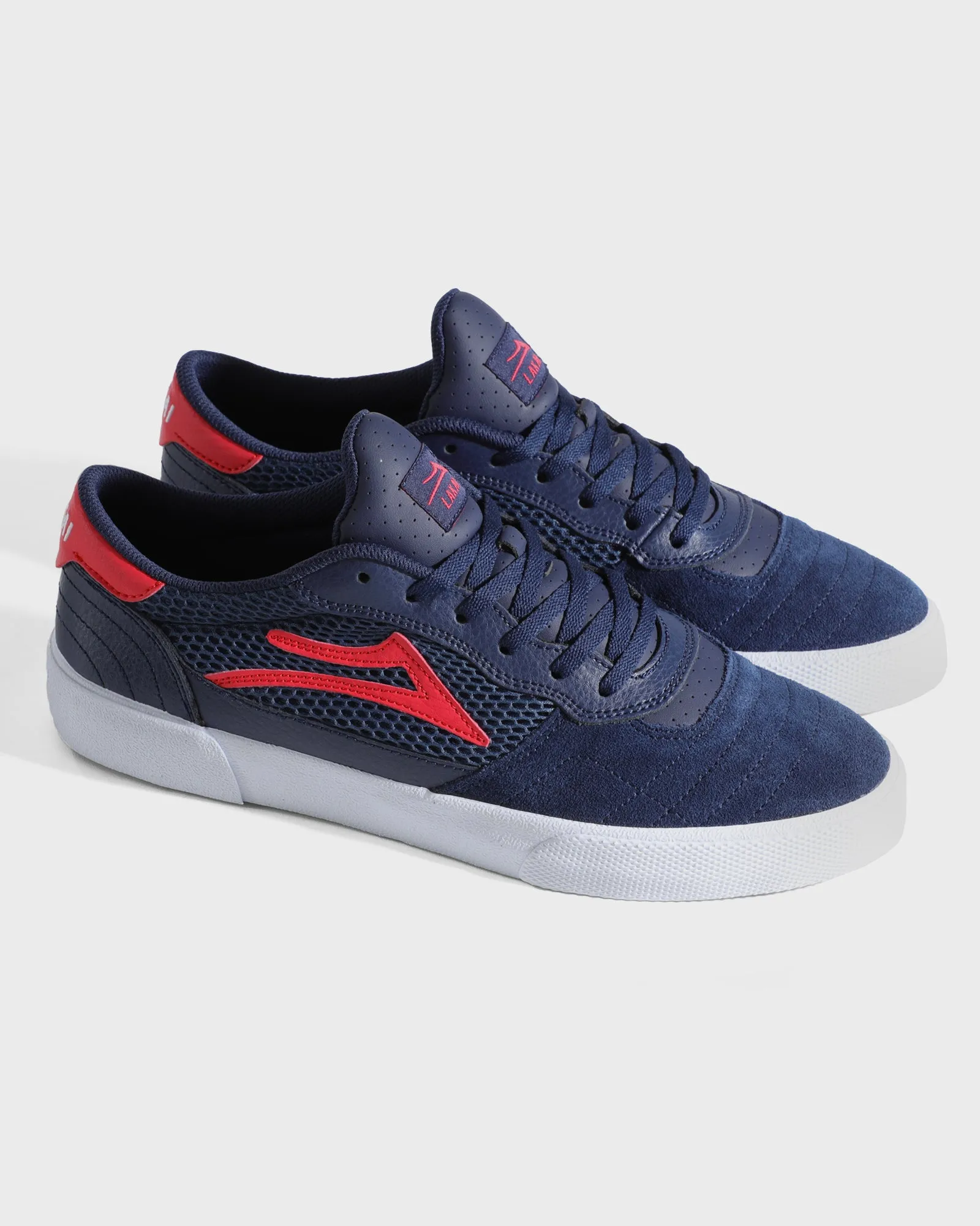 heel cup Linen Air Cambridge - Navy/Red Suede