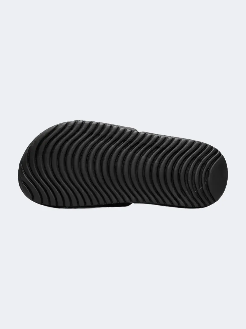 Nike Kawa Gs Boys Lifestyle Slippers Black/White Tech Glow Cliff Edge