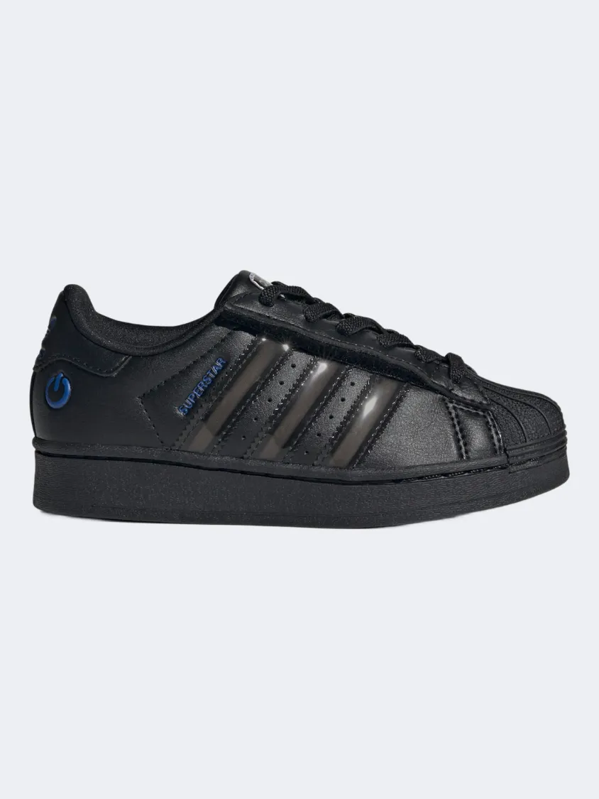 Icon Walk Comfort Strap Adidas Superstar Led Lights Ps-Boys Original Shoes Core Black/Violet