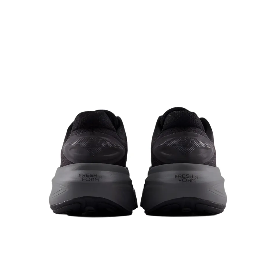 New Balance Men's Fresh Foam X More v6 Running Shoes in Black/Castlerock/Black Metallic AW25 kids' athletic shoes
