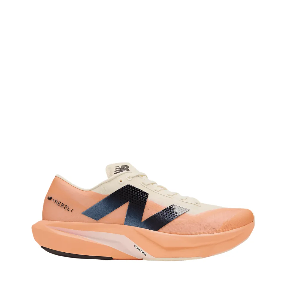extraordinary - running New Balance Men's FuelCell Rebel V4 Running Shoes in Hot Mango/Angora/Black SS25