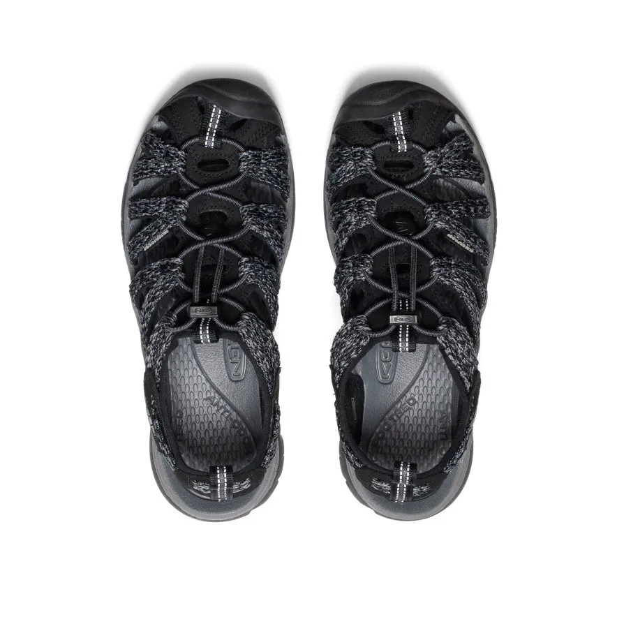 Women's Whisper  |  Black/Steel Grey Inner Foam