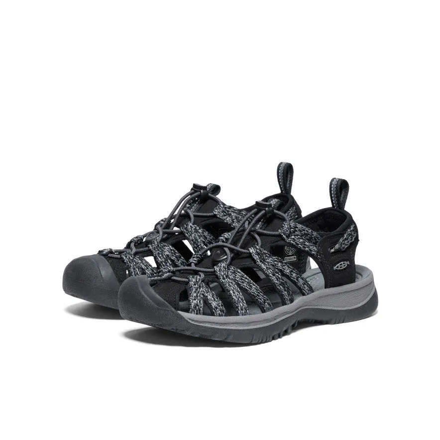Endurance training Women's Whisper  |  Black/Steel Grey