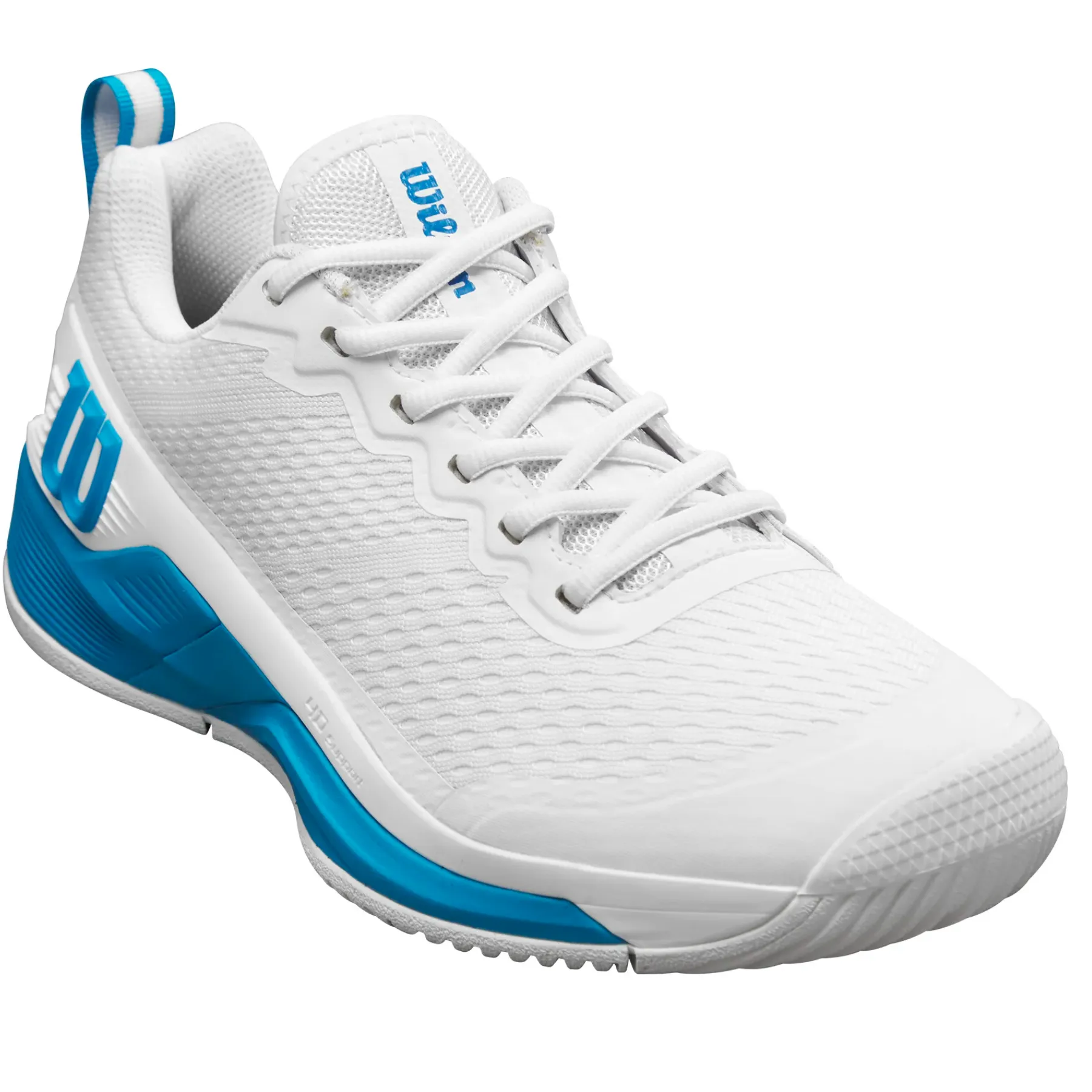 Outdoor Wilson RUSH PRO 4.5 OZ Mens Tennis Shoes - White/White/Ato