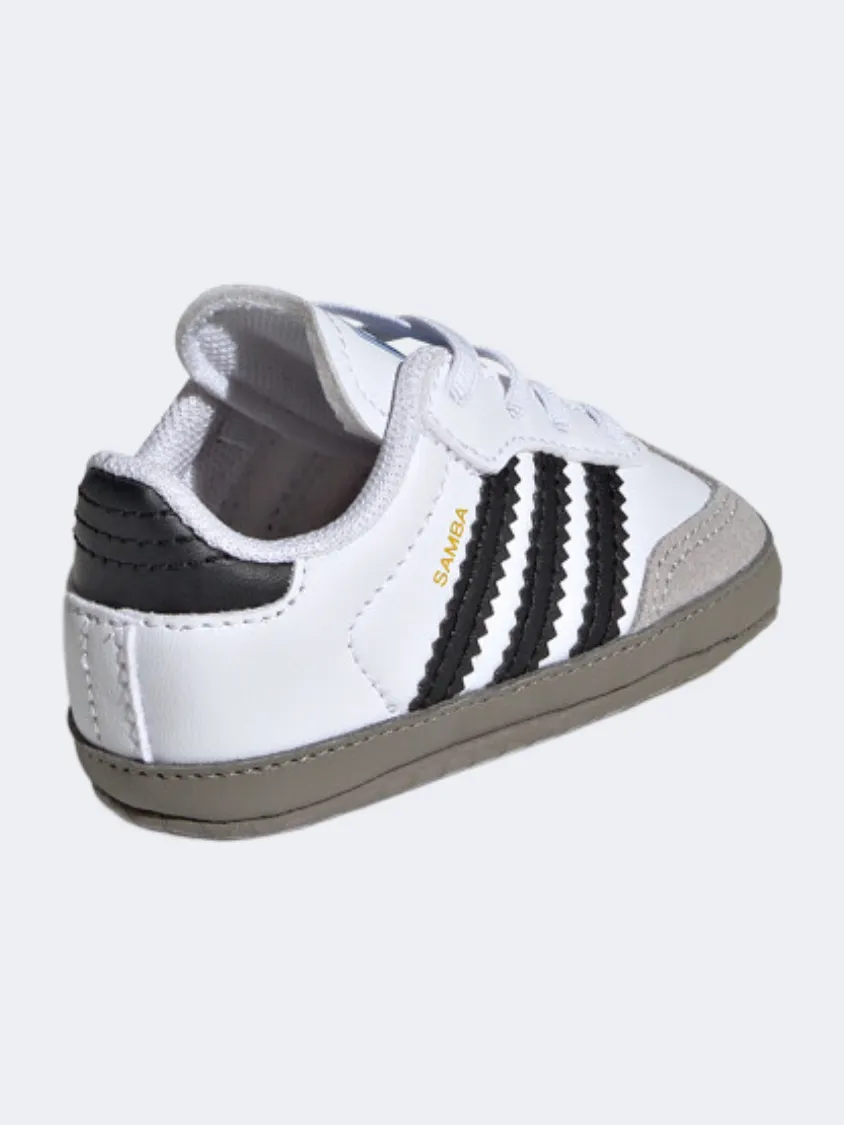 Fitness Adidas Samba Crib Infant-Boys Original Shoes White/Black