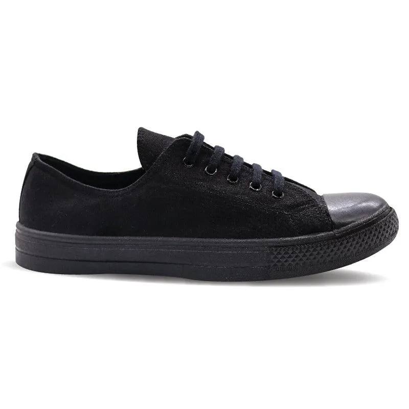 Amka Canvas Shoes - Black City Light