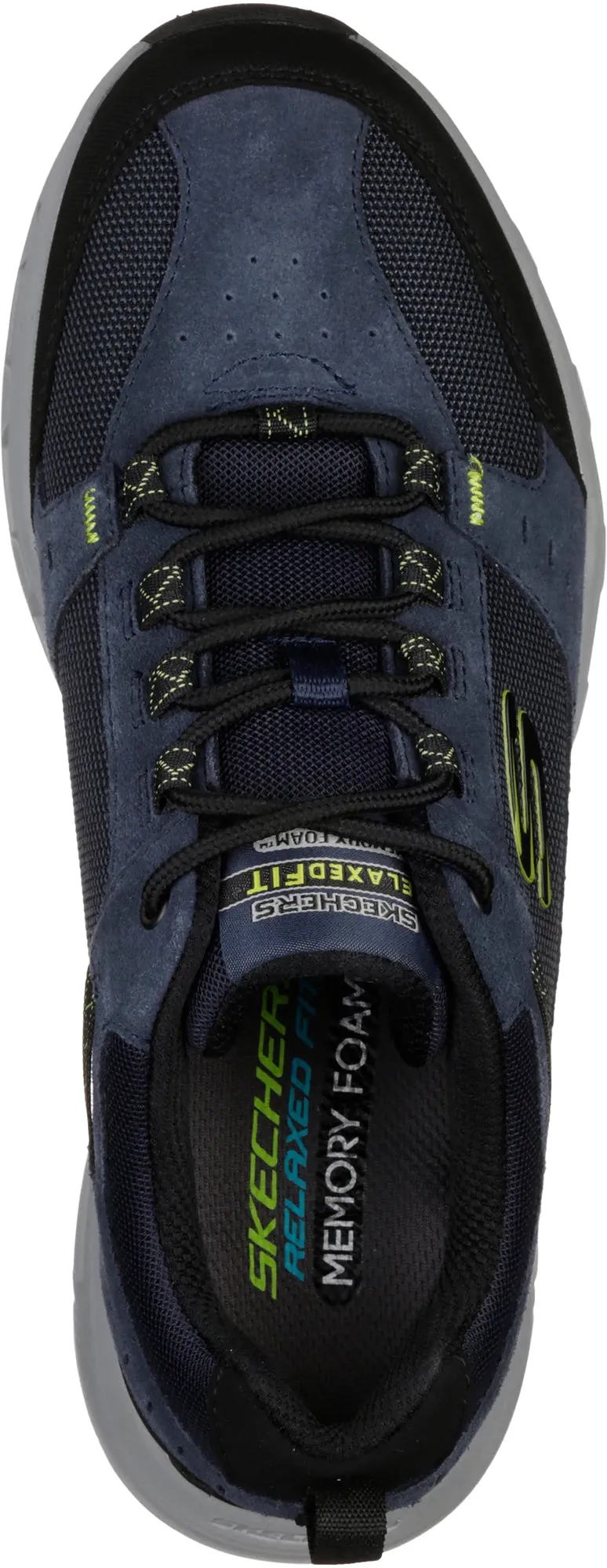 Slope Ready Water Repellent Boots Skechers Oak Canyon Mens Walking Shoes - Blue