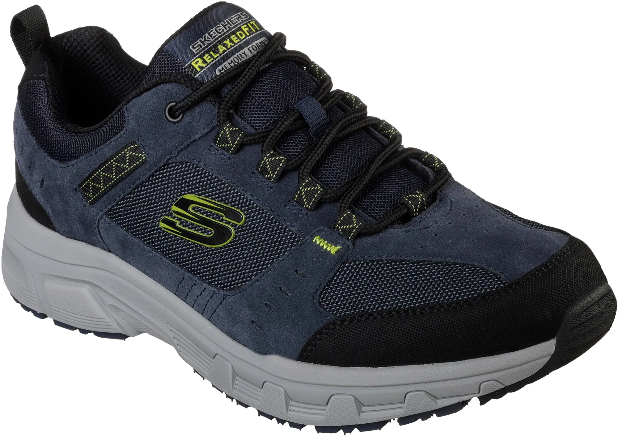 Premium Grip Weekend Trek Skechers Oak Canyon Mens Walking Shoes - Blue