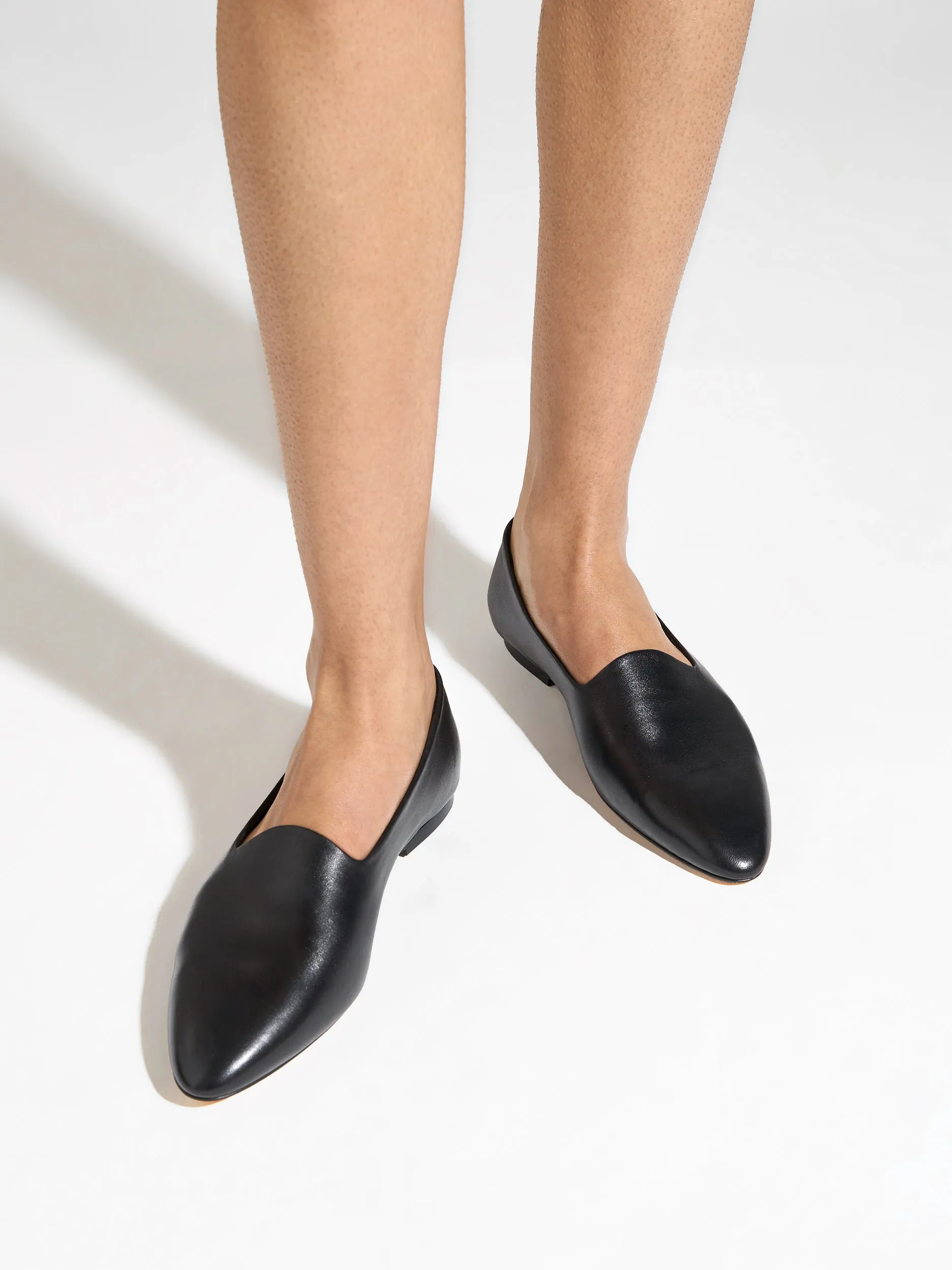 Vanna Almond-Toe Loafers foldable City Hold