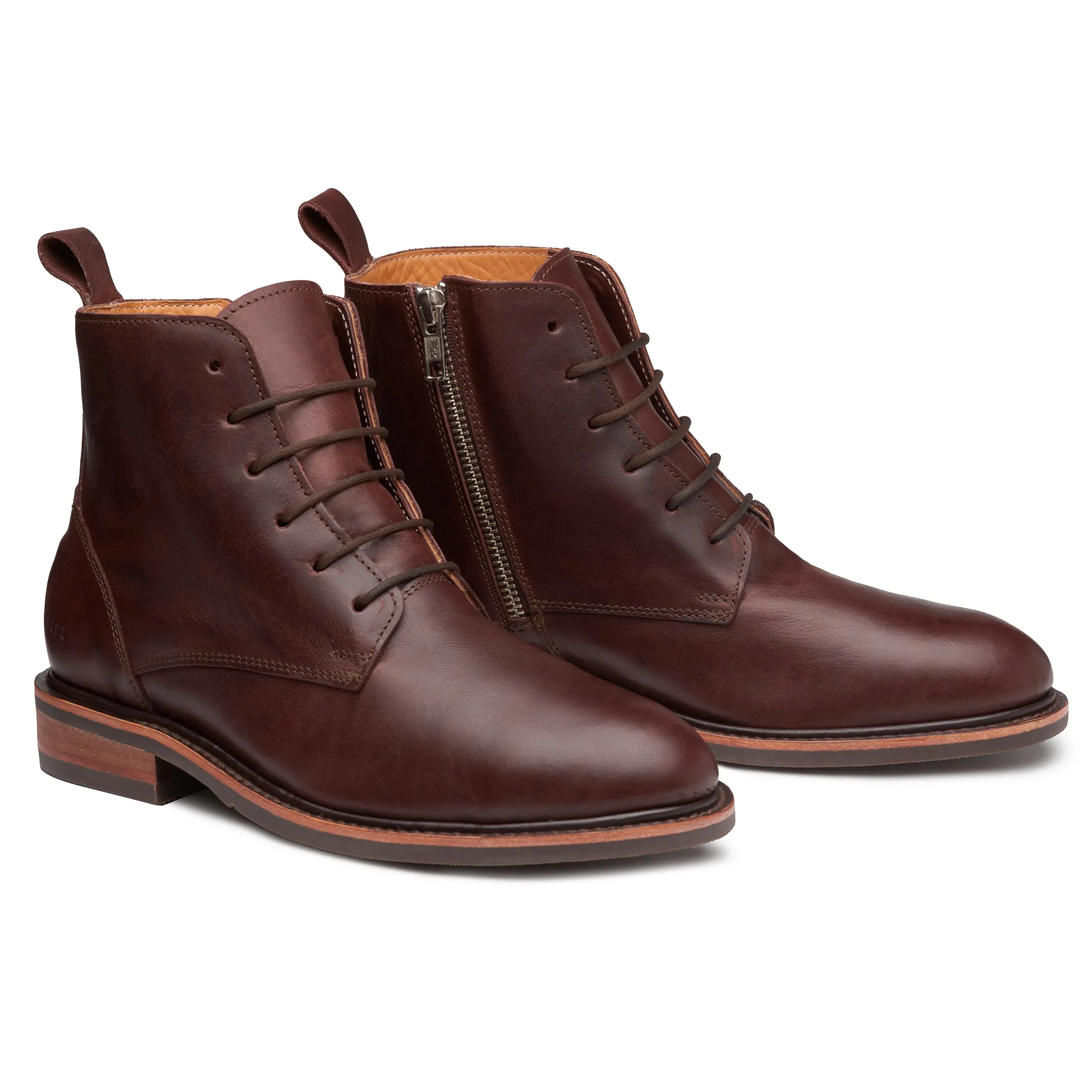 WOMEN STEEL TOE BOOT ELISE BROWN Chic Fit