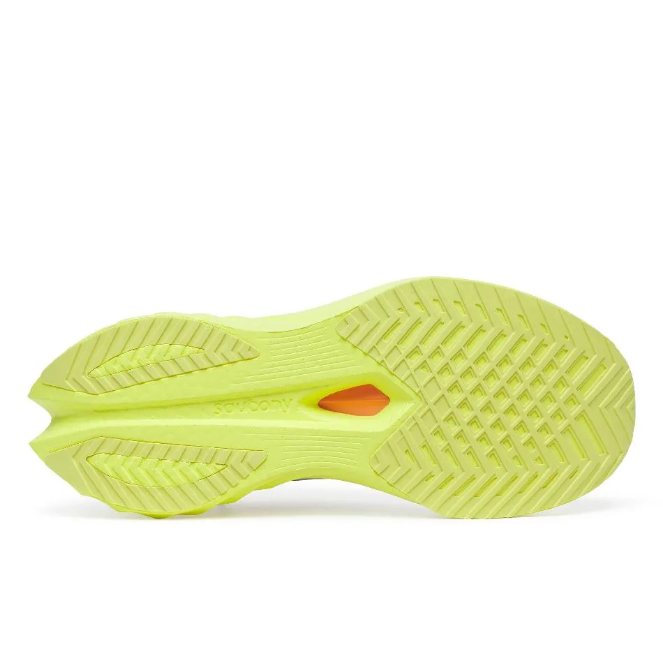 Saucony Women's Endorphin Speed 4 Running Shoes in White/Sunny SS25 Visible snow - running shoes