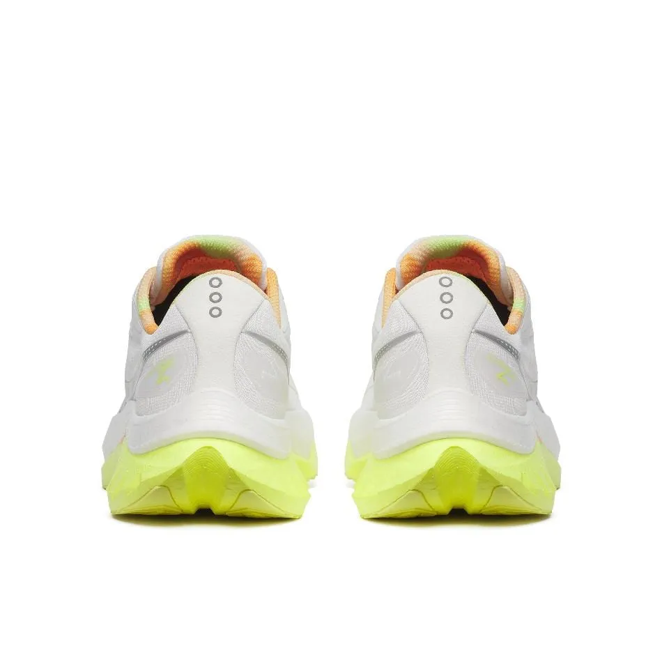 Molded Insole running rituals Saucony Women's Endorphin Speed 4 Running Shoes in White/Sunny SS25