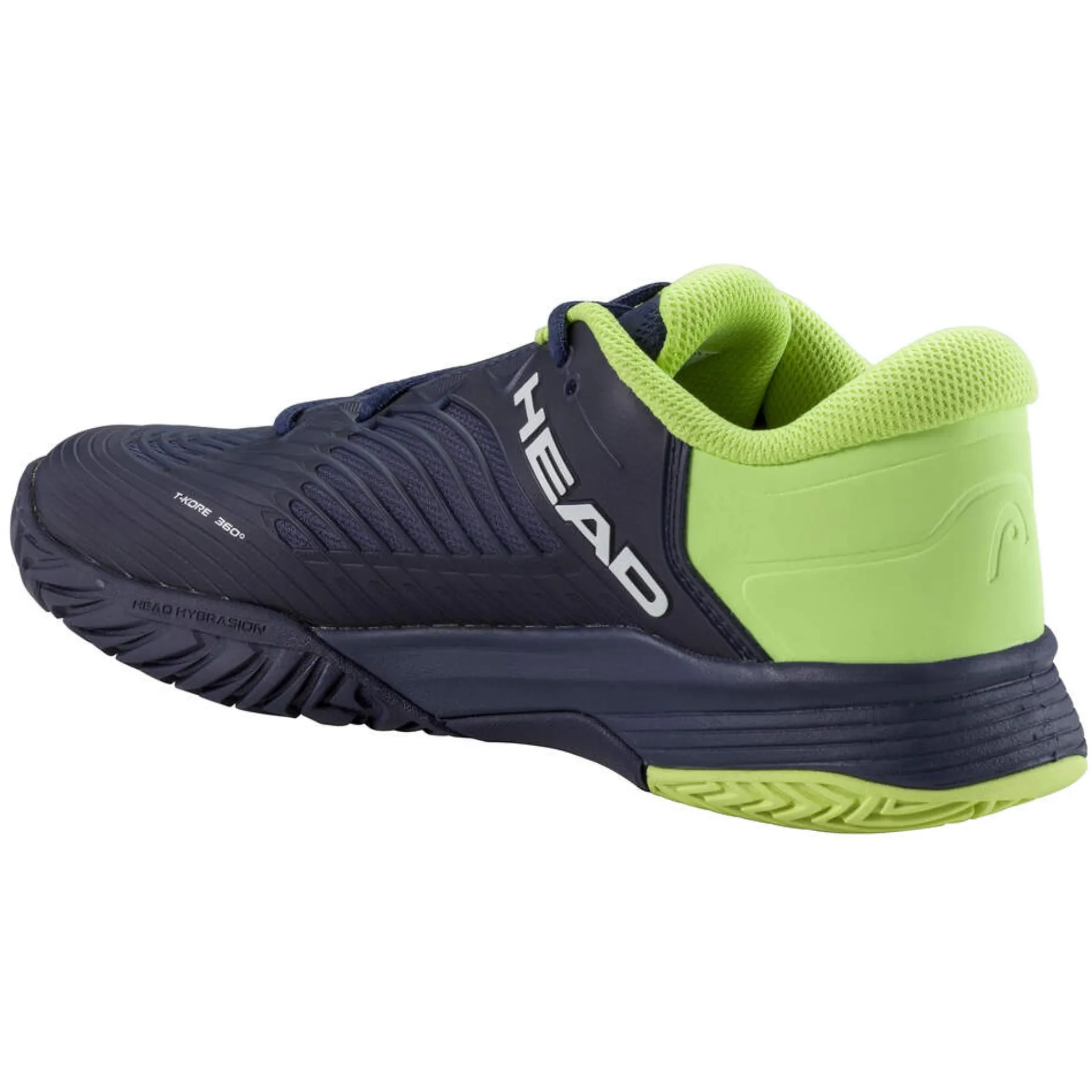 City Runners Soft Footbed Head Revolt Pro 4.5 Junior Navy Lime