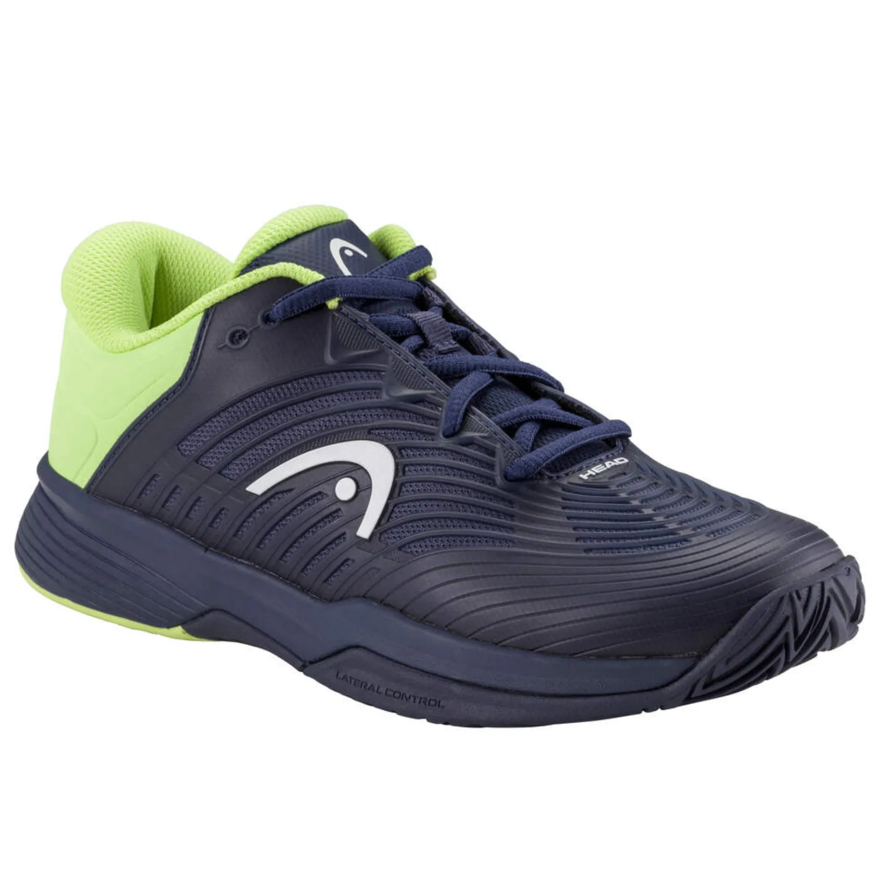 Head Revolt Pro 4.5 Junior Navy Lime Step Support