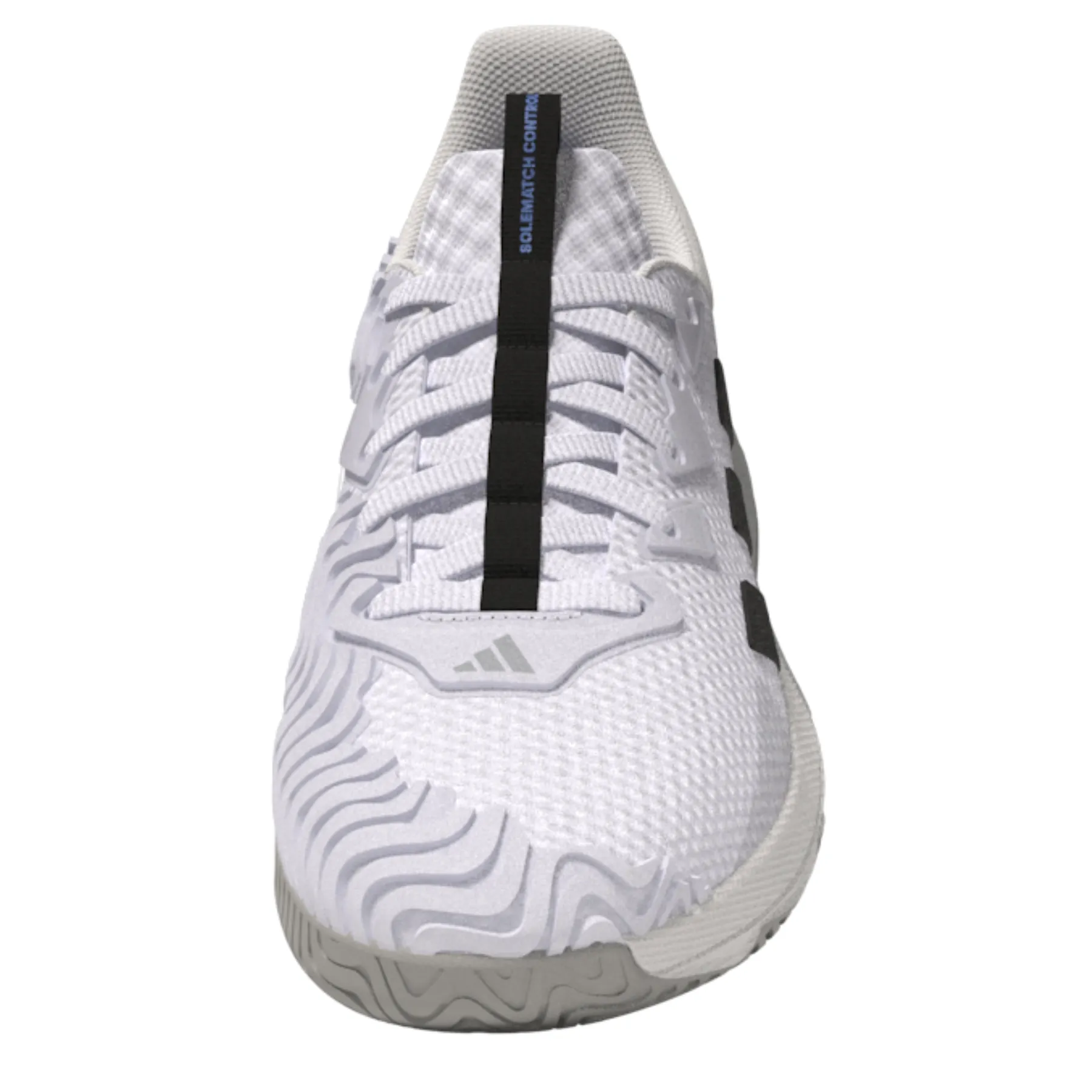Firm Sole Adidas Performance Sole Match Control Ftw White/Core Black/Lucblu Men Tennis Shoes