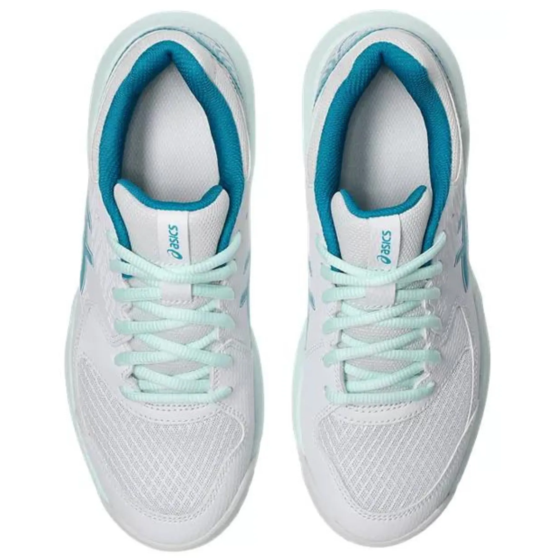 Asics Gel Dedicate 8 Womens Tennis Shoes - White/Teal Blue Outdoor Gear
