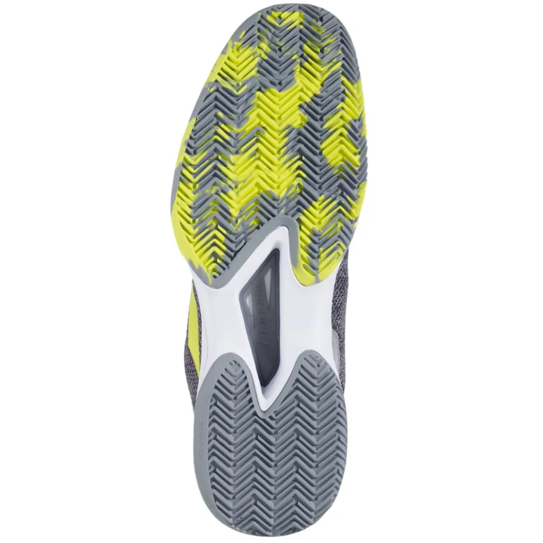 Babolat Jet Tere Clay Men Tennis Shoes - Grey/Aero Recreational Use Road Friendly