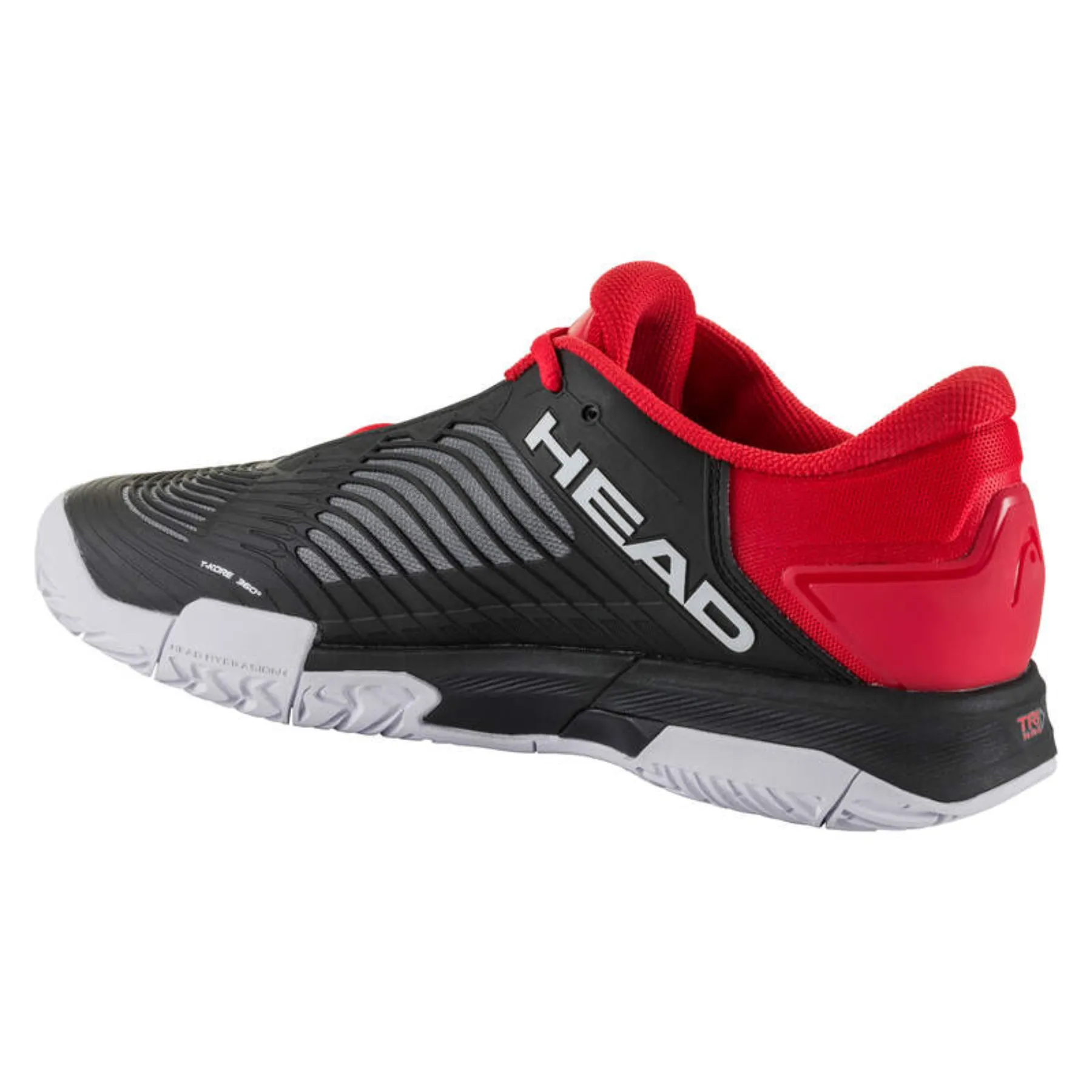Head Revolt Pro 4.5 Men Tennis Shoes - Black/Red Durable outsole