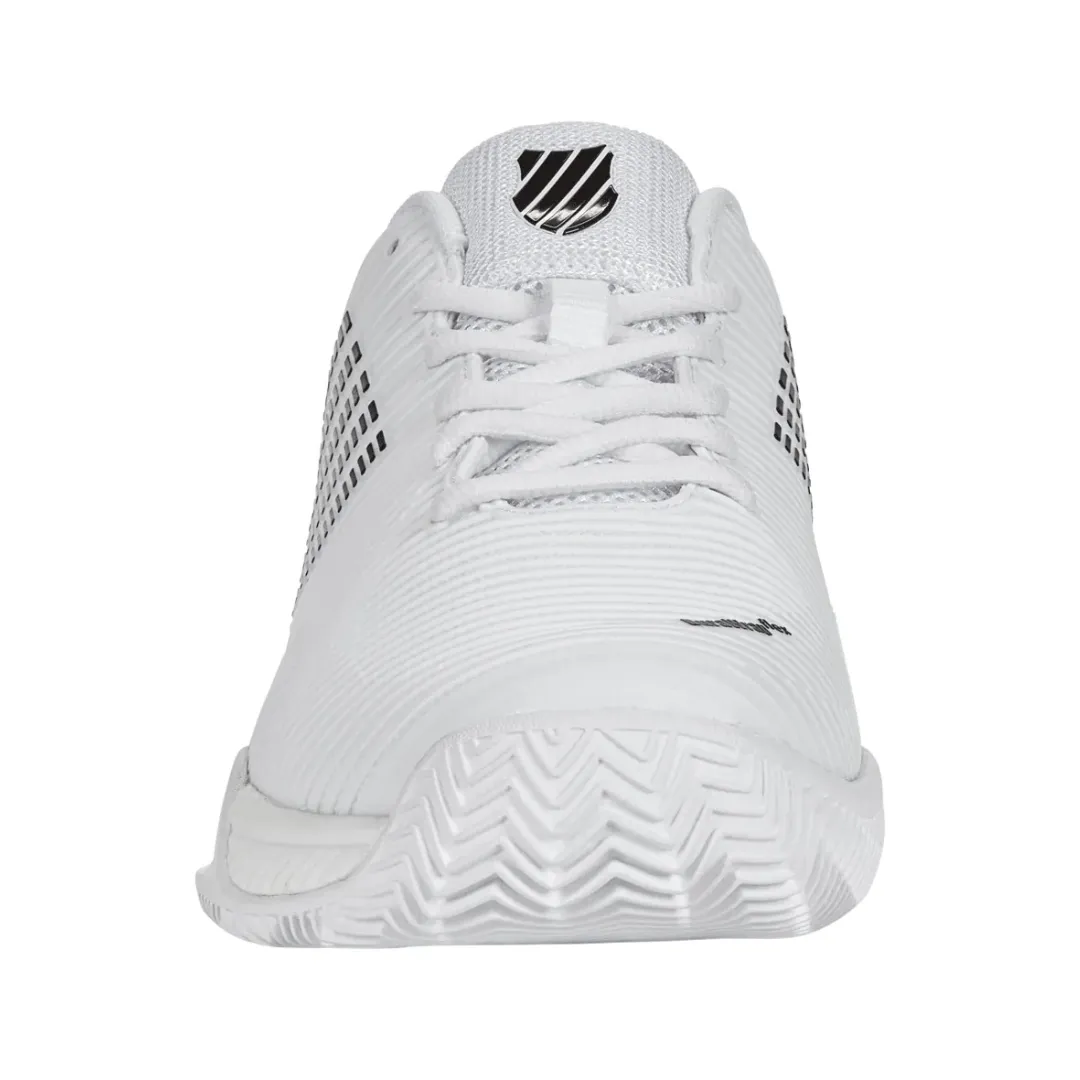 Comfortable fit Stable Step K Swiss Hypercourt Express 2 HB Men Tennis Shoes - White/Black
