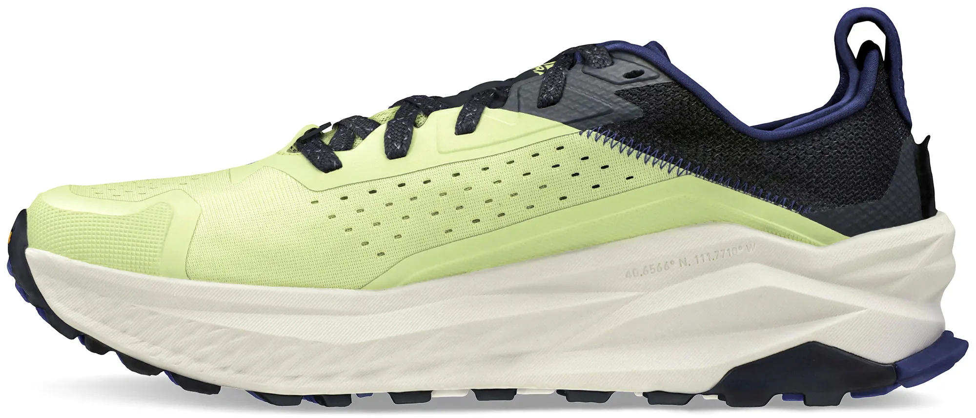 Altra Olympus 6 Mens Trail Running Shoes - Green Posture Focus
