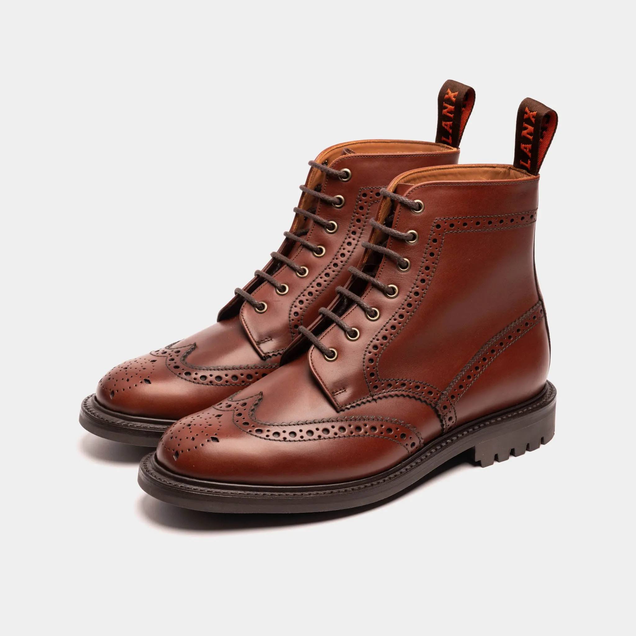 GRINDLETON // CHESTNUT BROWN Stylish Design Formal Wear