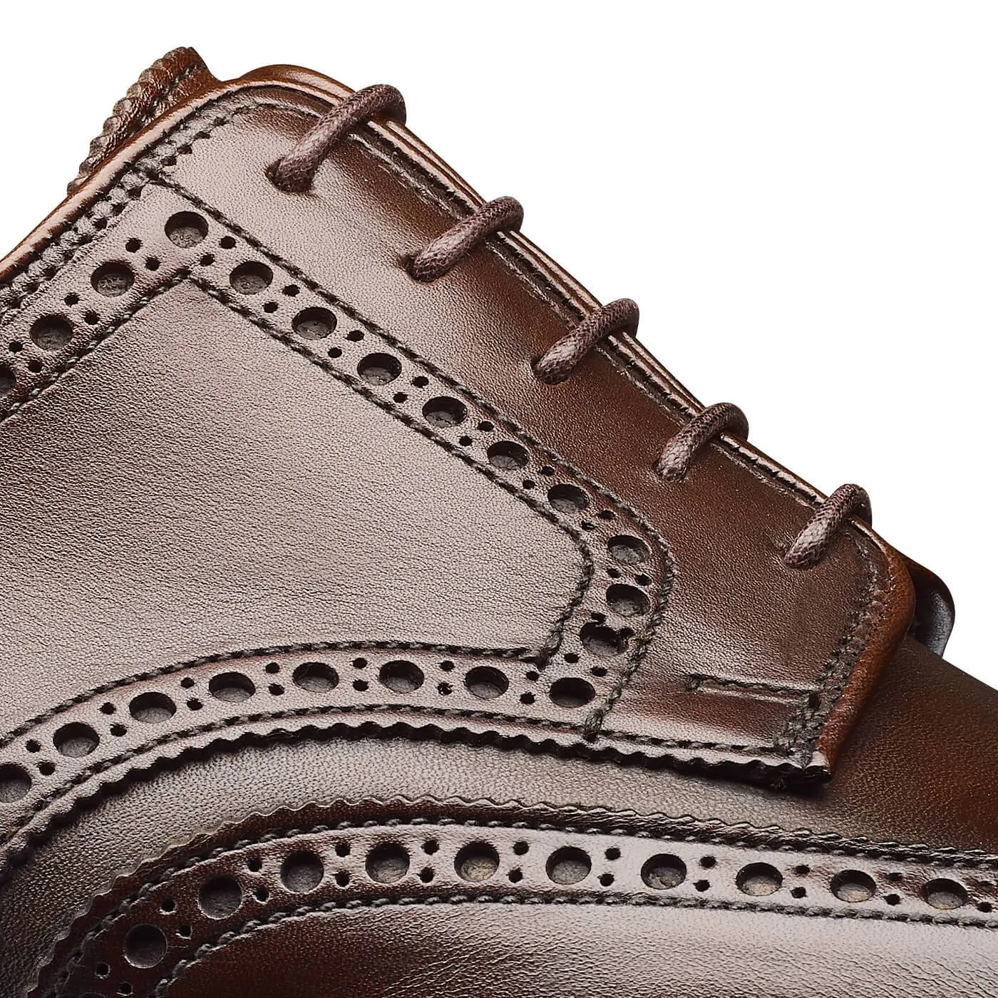 Pembroke Dark Brown Wax Calf Smart Pair Refined Texture