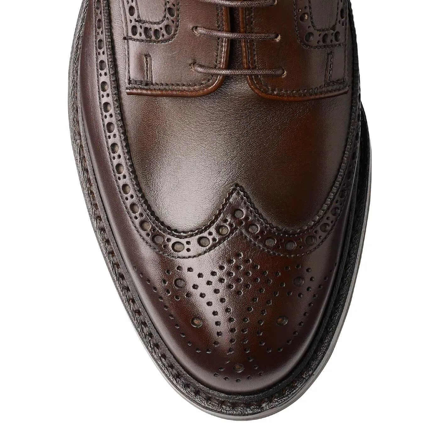Durable Business Style Pembroke Dark Brown Wax Calf
