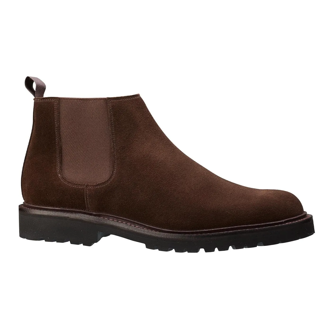 Elgin Dark Brown Suede Modern Essential