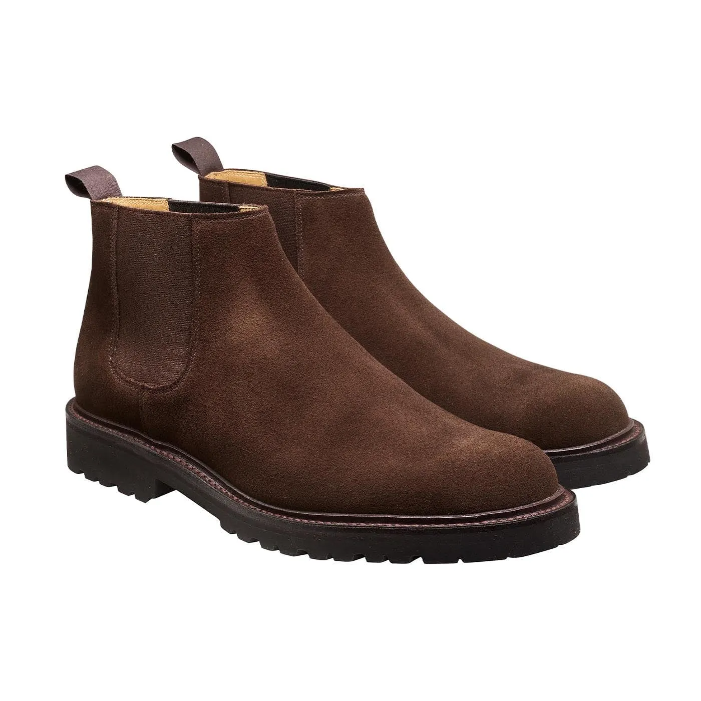 Elgin Dark Brown Suede Comfortable Step Breathable
