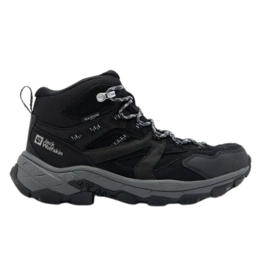 jack wolfskin Vojo Tour LT Texapore Mid Women's Waterproof Hiking Shoes City Edge Reinforced Seams