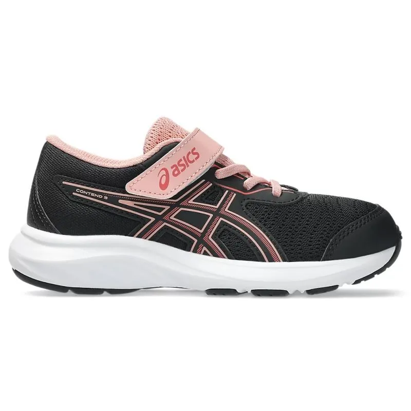 ASICS Contend 9 PS Kids Running Shoes maintain balance adjustable lacing system
